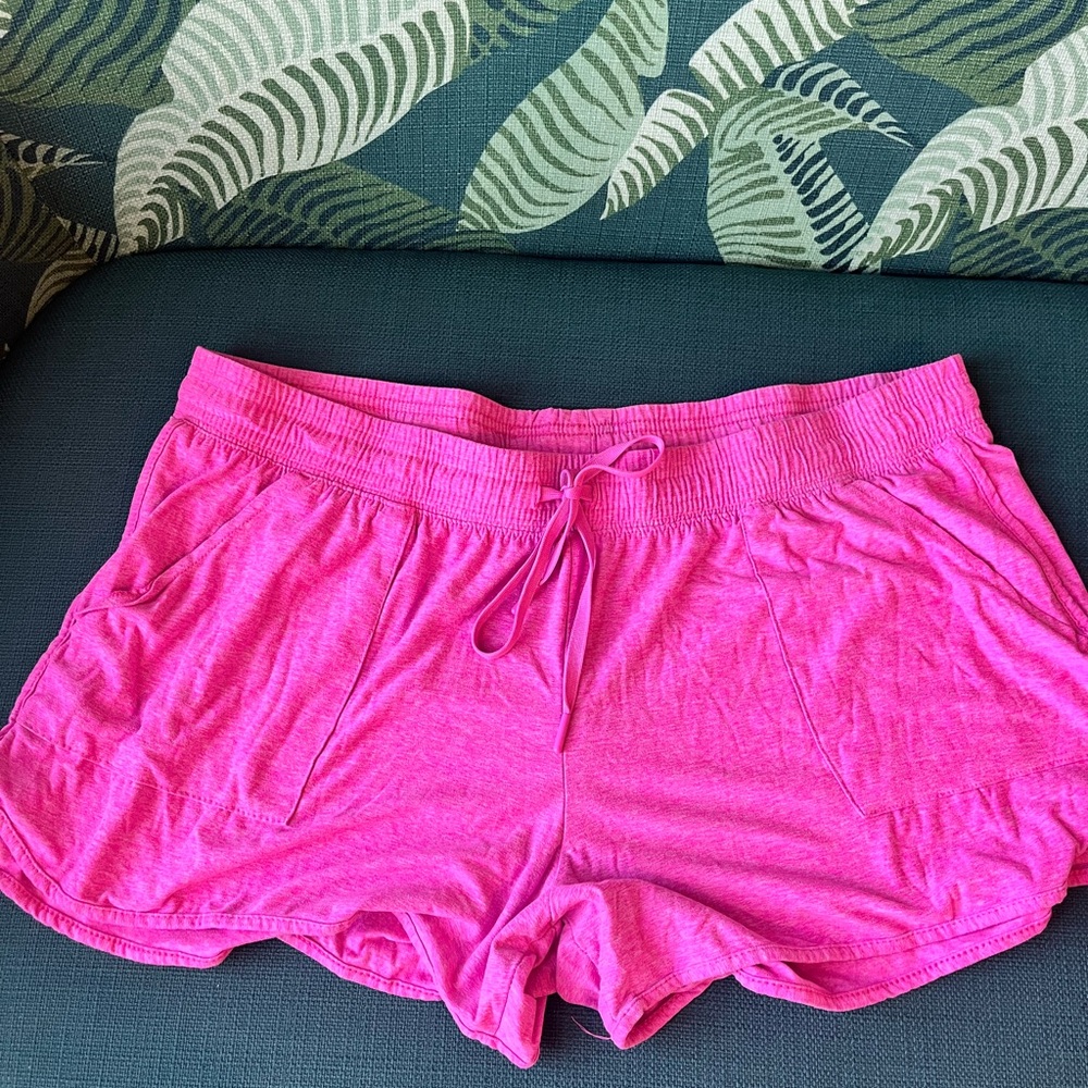 Barbie pink athletic shorts